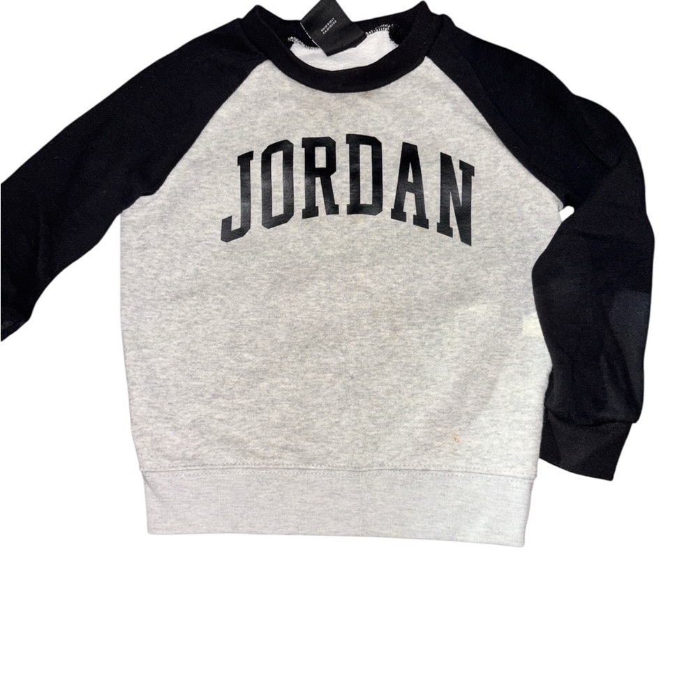 Jordan Kids Black and White Sweatshirt